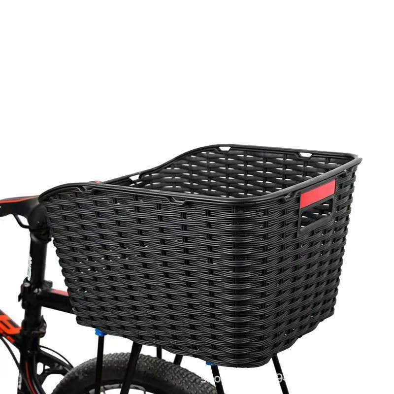 Large Size Plastic Bike Rear Pets Store Schoolbags Carrier Rack Basket Bicycle Rear Baskets