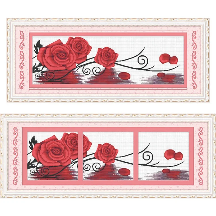 
Wholesale Embroidery Fabric Handmade Kits Embroidery Craft DIY Kits Cross-stitch Kits 