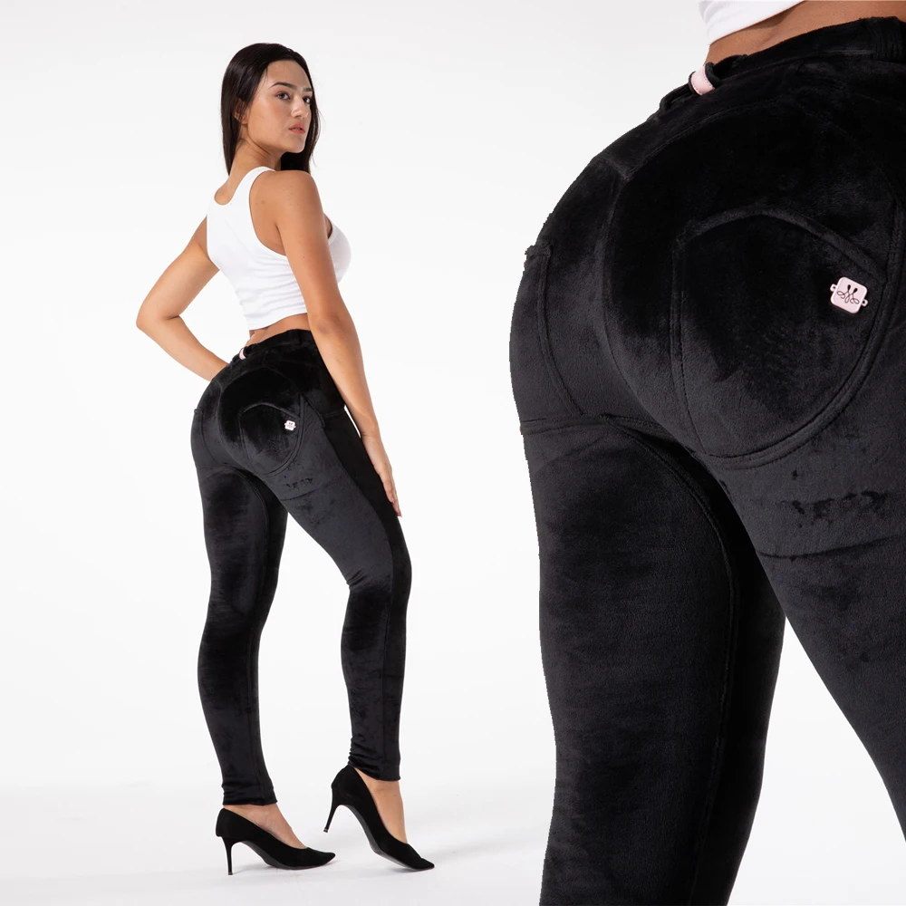 Зимние Бархатные леггинсы Shascullfites Melody, теплые леггинсы, эластичные Термолеггинсы, удобные утепленные флисовые брюки