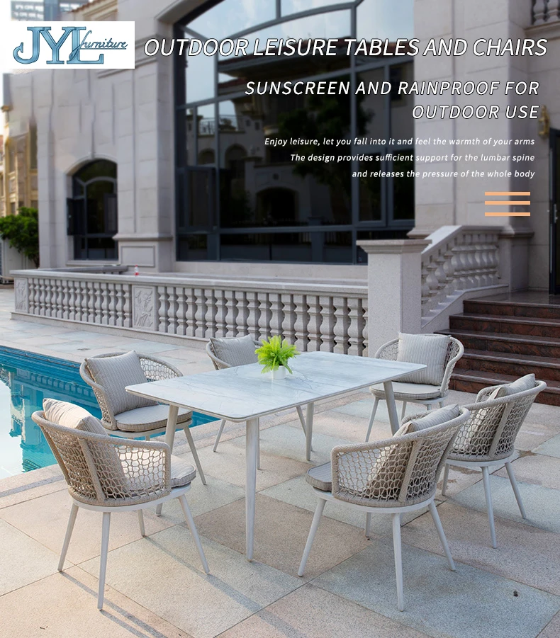 Professional Design Factory Manufacture Home Rattan Garden Chairs Set Dining Chair