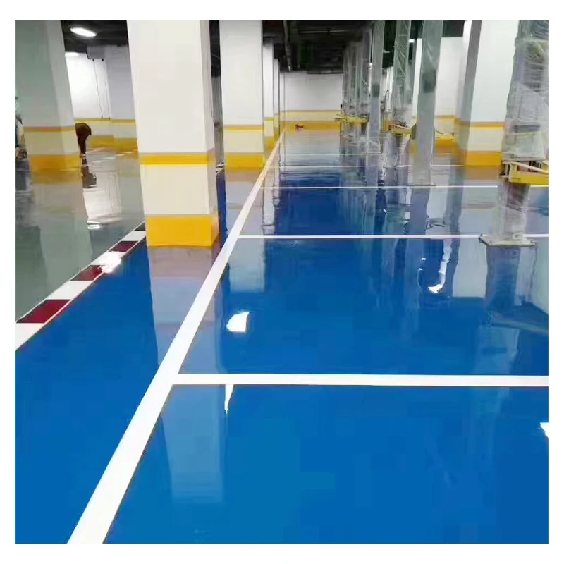 Self Leveling Anti Slip Transparent Epoxy Flooring Coating Painting for Parking Garage & Swimming Pool