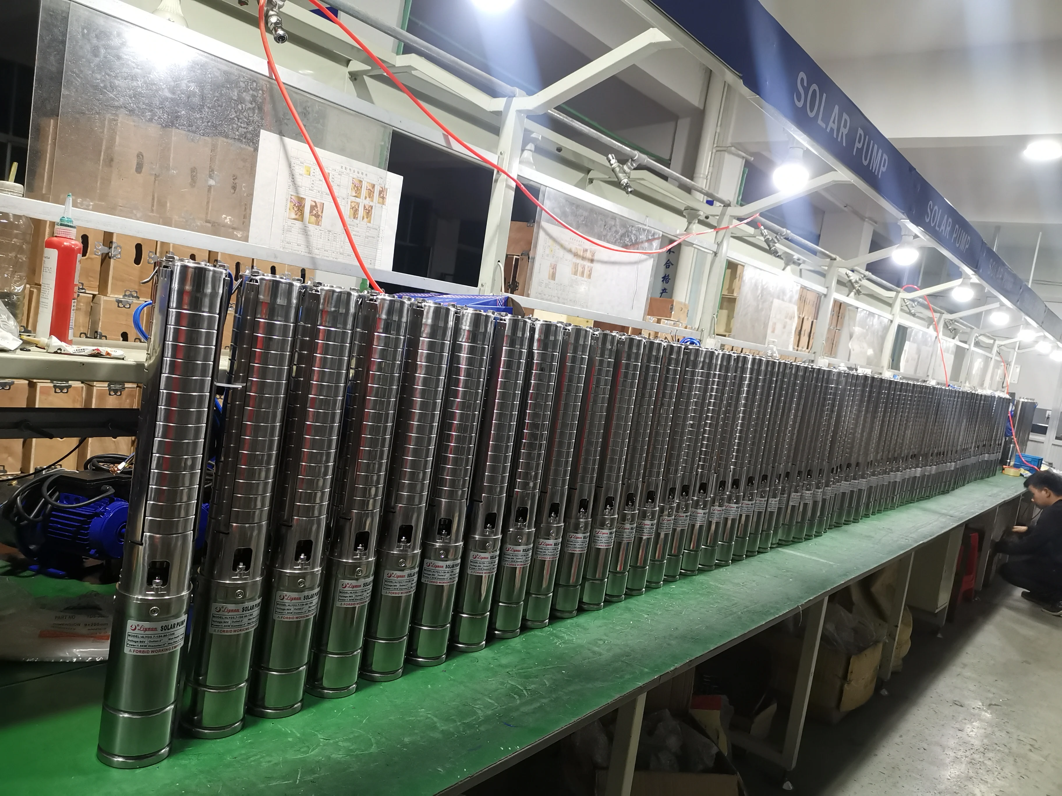 2hp dc solar submersible water pump system  bomba de agua solar water submersible pumps for deep well