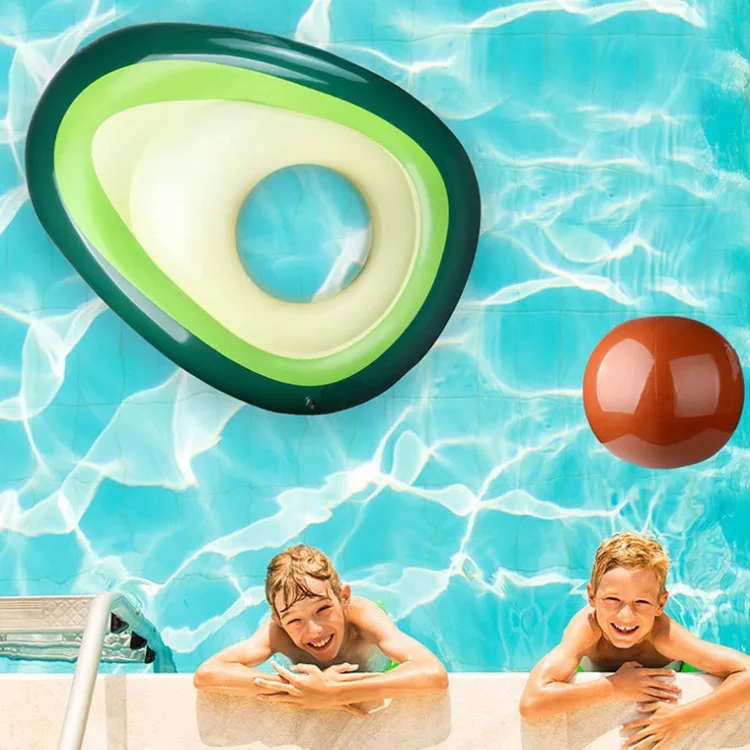 hot sellings 2021 amazon avocado seed inflatable pool coffin float water the softest swimming pool floating mat