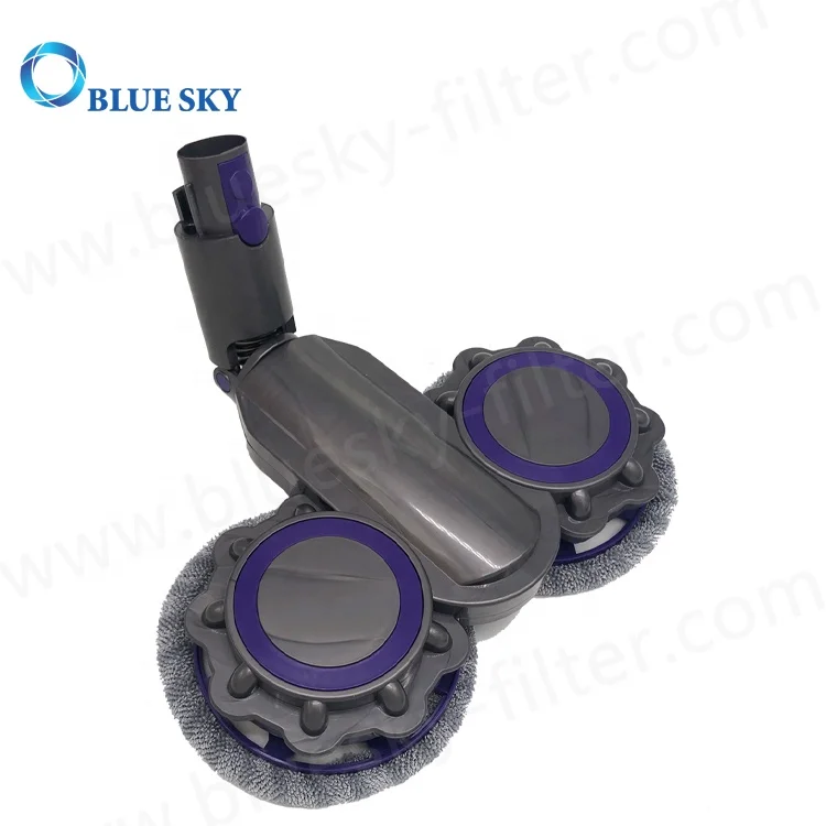 Двойная вращающаяся многофункциональная электрическая щетка для швабры с всасывающей головкой подходит Dysons V7 V8 V10