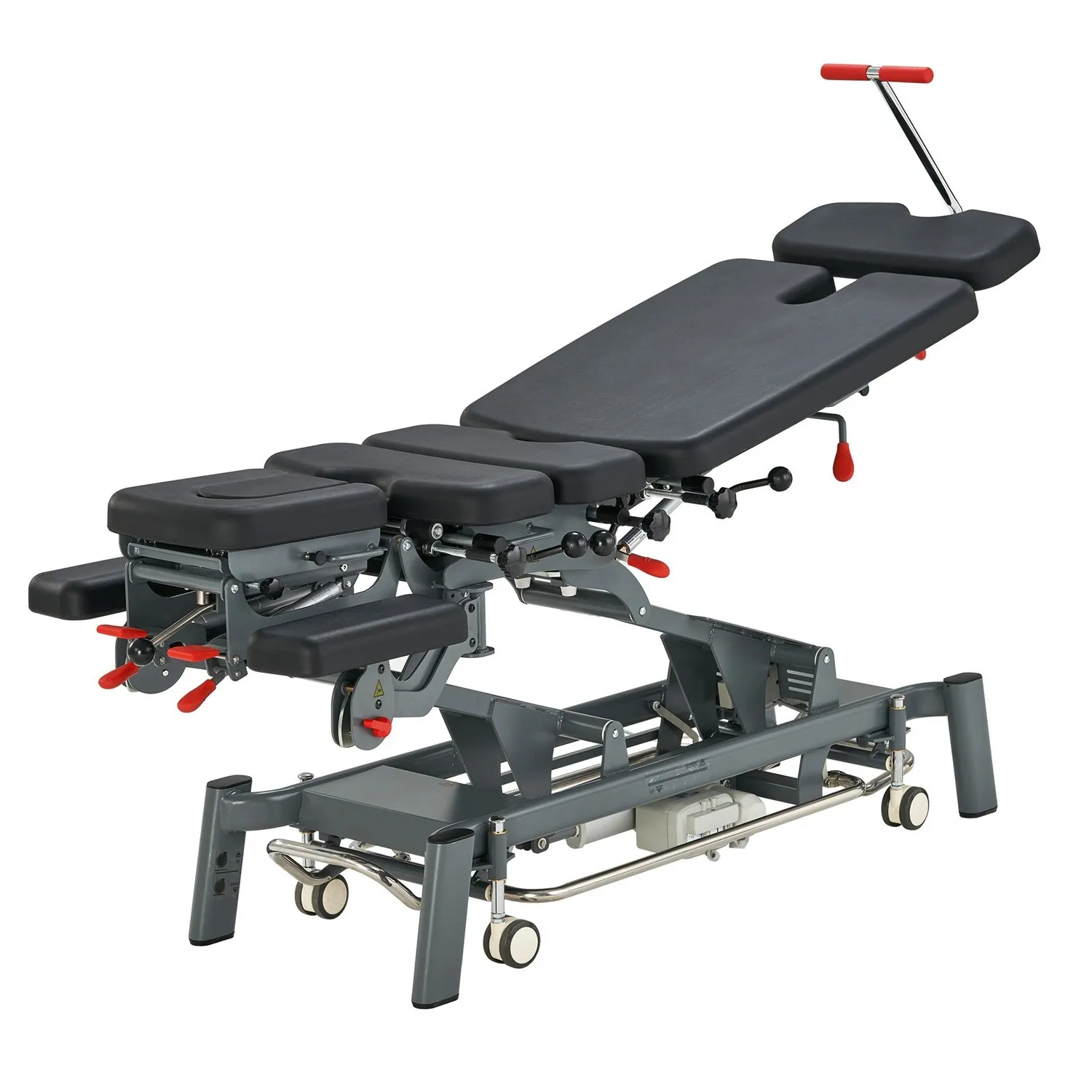 Mt Fairworth-381 Medical Therapy 4 Section Electric Couch Examination Spine Osteopathy Bed Chiropractic Stretcher