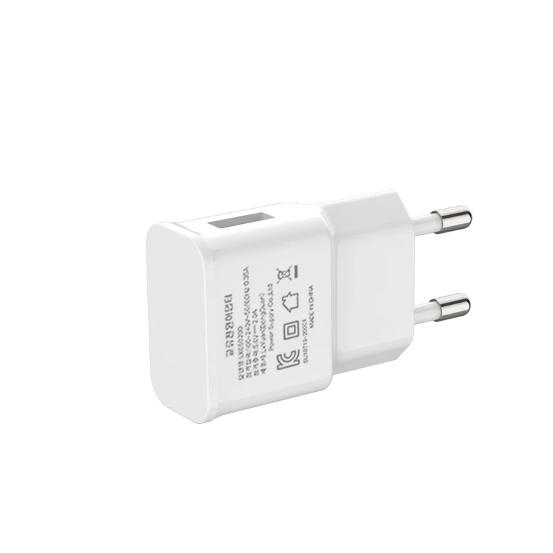 High quality quick 5V/2A 5 volt 2 amp Travel universal USB Charger Adapter with KR plug& KC for Android cellphone power bank