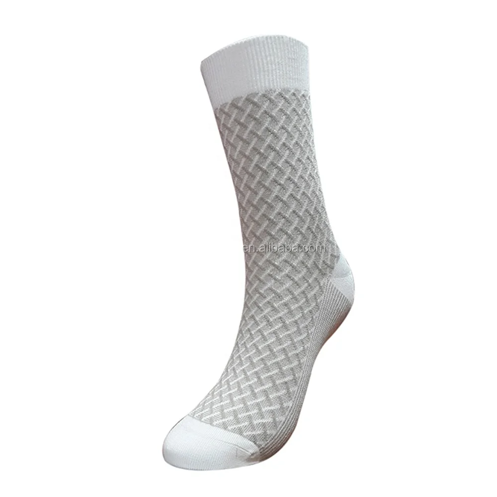 Custom men socks rota 100 pure cotton eco friendly viscose bamboo business dress socks for men