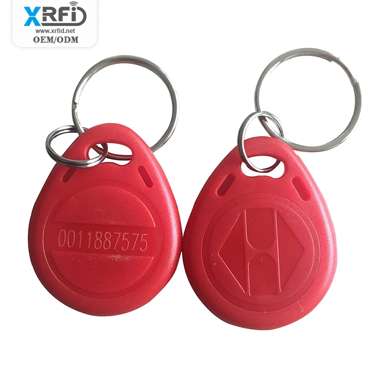 125KHz LF EM4305 T5577 13.56Mhz F08 NFC Tag Rewritable ABS RFID Keyfobs Access Card
