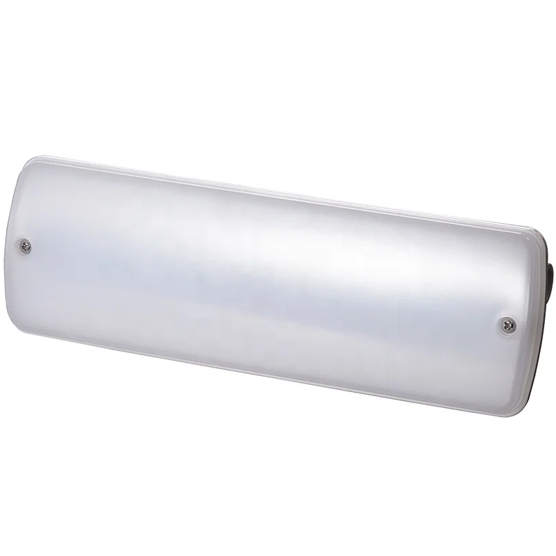 Long endurance IP65 Waterproof Emergency LED Light 6 pcs 5730 SMD LED 3 hours Operation Fire-Retardant ABS Casing customization