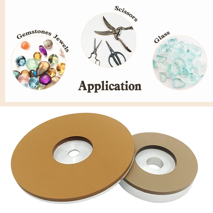High Polishing Efficiency Gem grinding machine resin bond grinding disc