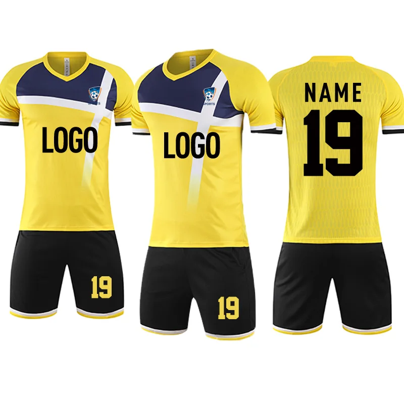 2021 высокое качество сублимационная простая Футбольная форма Джерси джинсовые куртки комплект для футбола