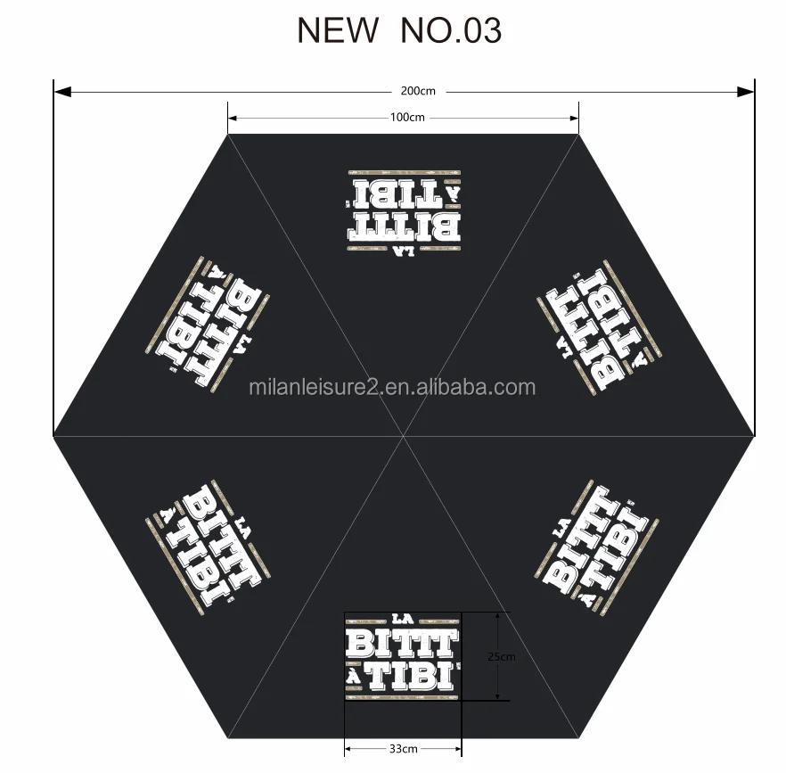 3m wooden patio garden parasol sun beach umbrella sunshade canopy outdoor parasol for backyard