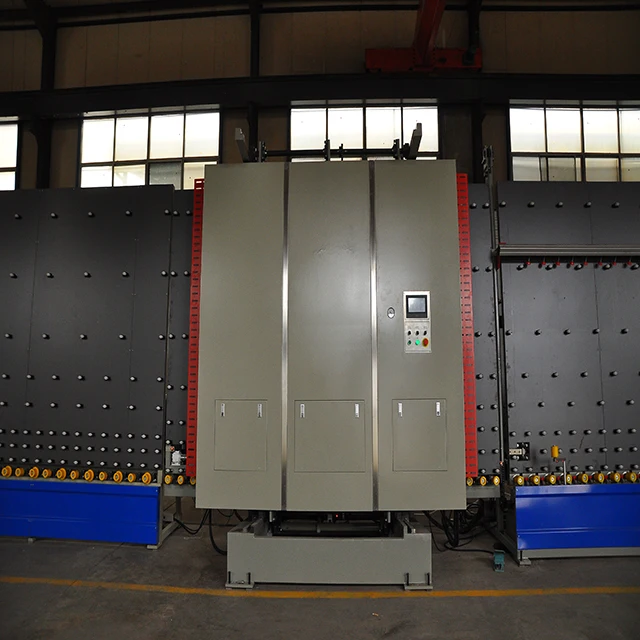 Automatic Insulated Glass Washing Drying Pressing Assembling Processing line