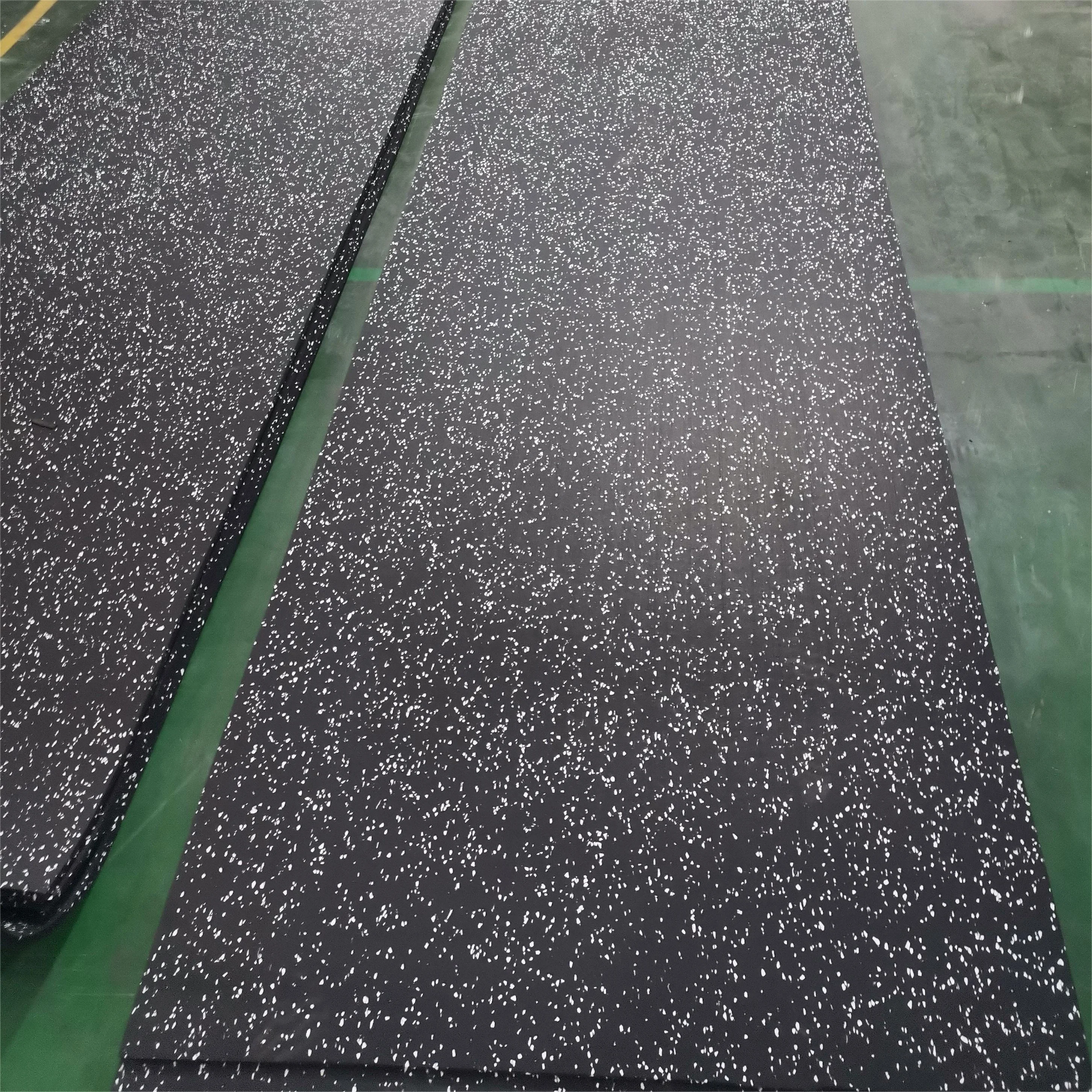 DENSITY 1100kg/m3 Gym Rubber Flooring Epdm& Sbr 2-10mm Thickness Rubber Floor Roll for Gym