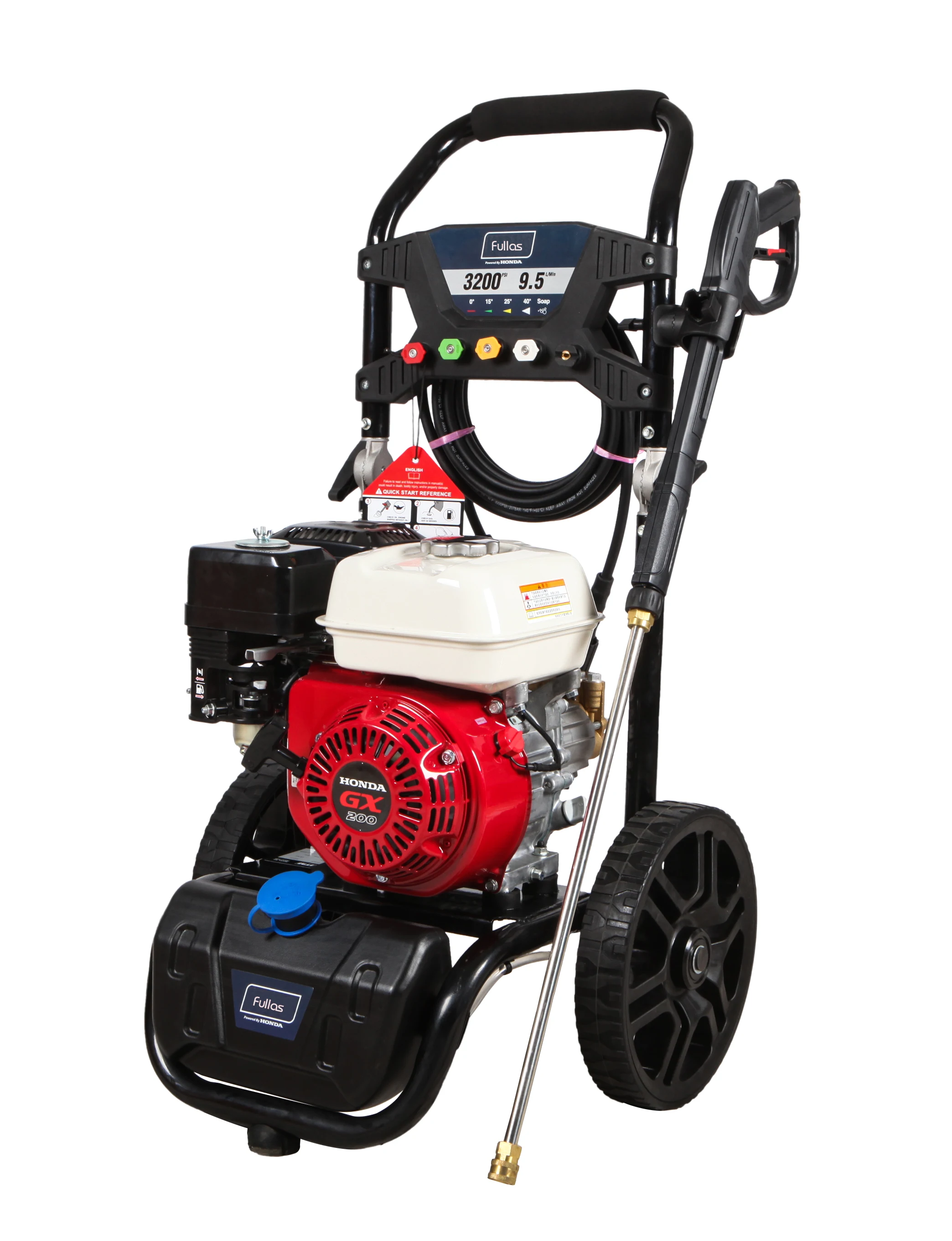 3200PSI / 220bar Gasoline High Pressure Washer for Car Washing Powered by HONDA GX200 with Soap Box