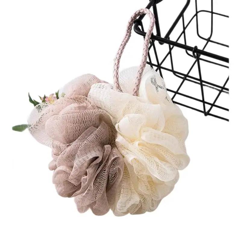 Bath Brush Sponge Ball Soap 2024 Scrub High Quality And Bath Scrub Brush Silicone Silicon Shower Long Handle Bath Brush Woodf