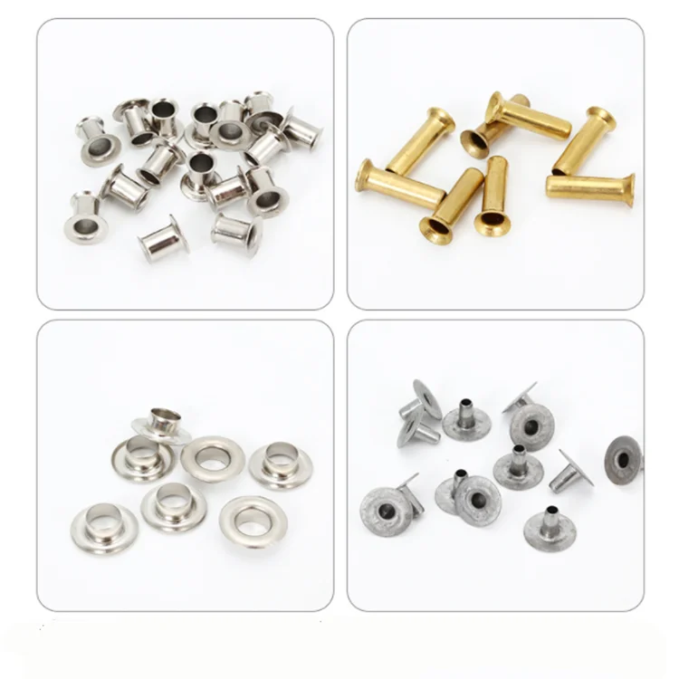 High Quality Metal Iron Eyelets Hollow Rivet DIY Embellishment for Homework Clothes Sewing Garment Rivets