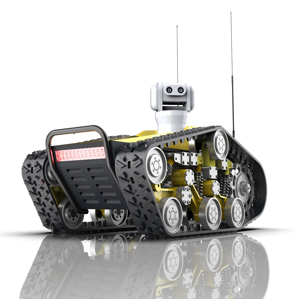 Made in China robot chassis crawler type portable rubber crawler high quality crawler base