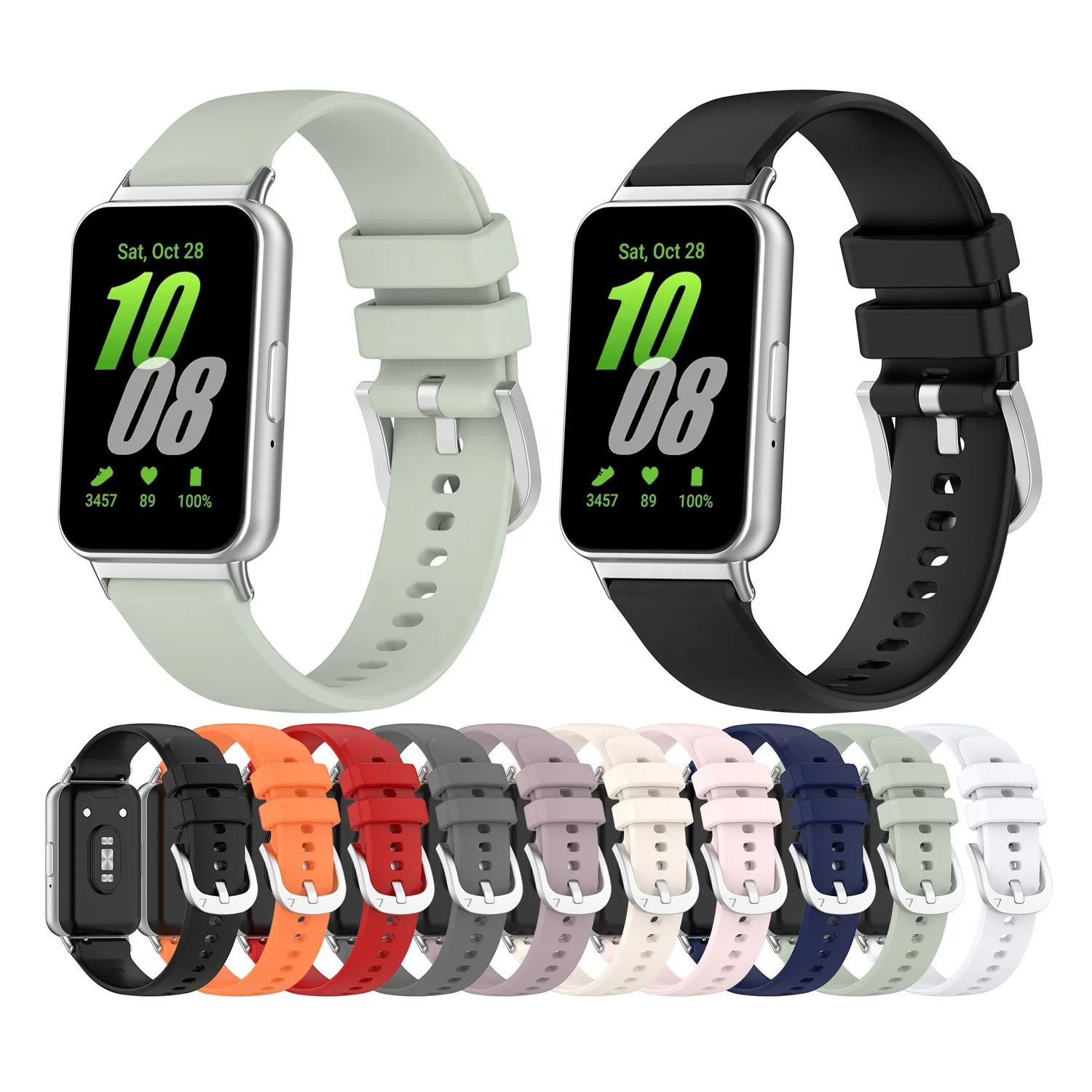 Силиконовый ремешок для Samsung Galaxy Fit3 сменный спортивный браслет