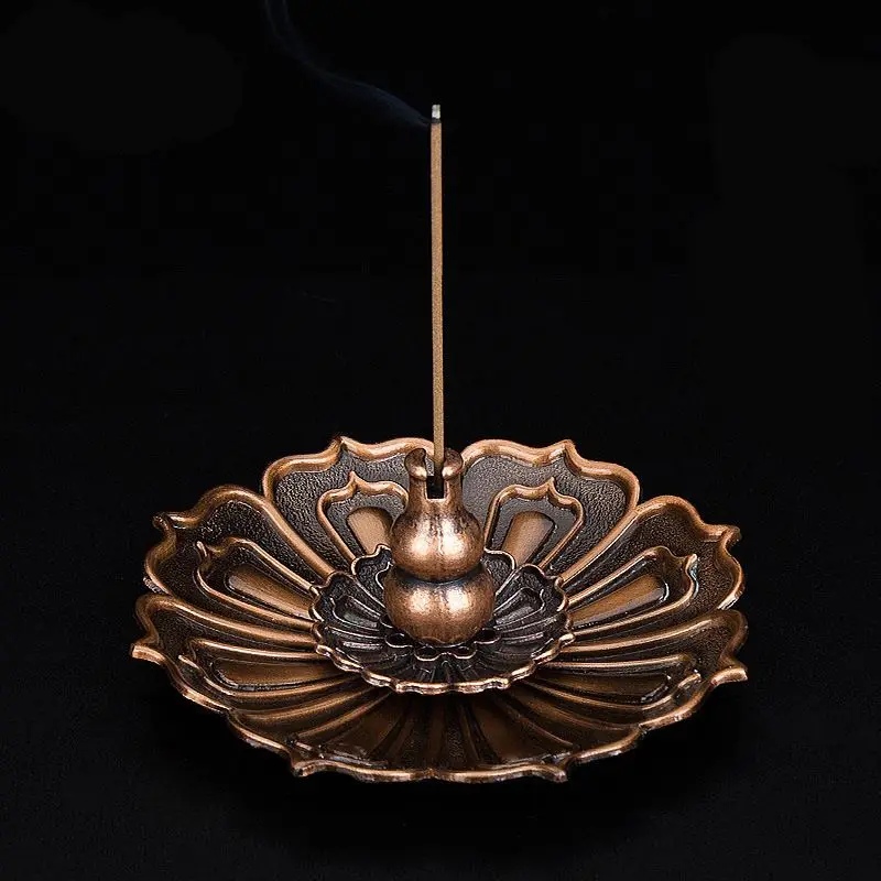Brass Incense Holder - Lotus Stick Incense Burner And Cone Incense Holder