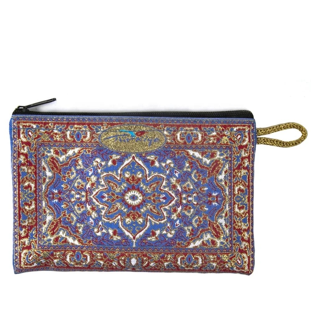 Purple Turkish Woven Wallet - Coin Purse  With Carpet Design. Made in Turkey... From Turkey