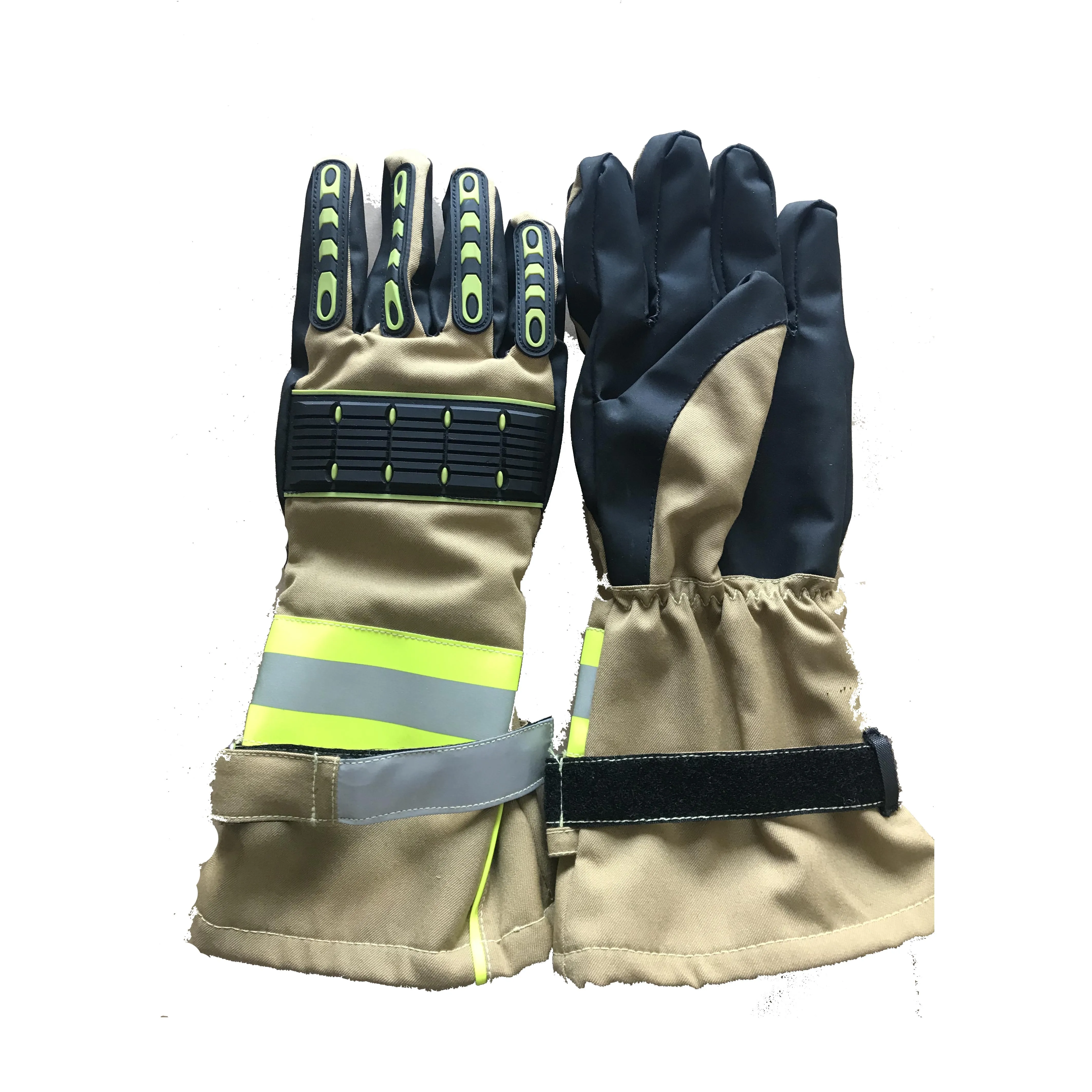 EN CE Aramid 3D Structural fire fighting Waterproof fireproof Firefighter Gloves