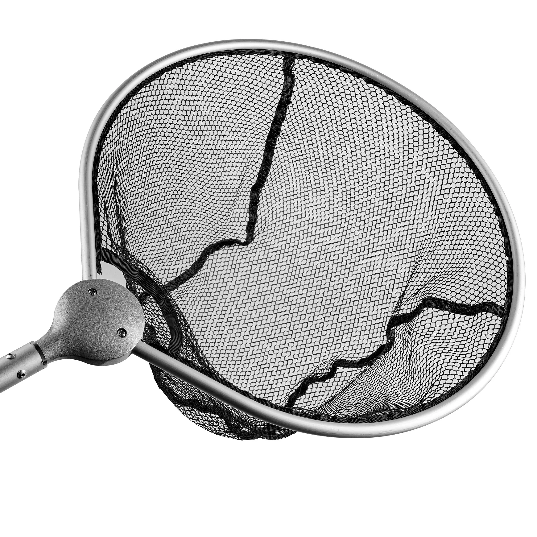 2IN Mesh FISH POND NET ALUMINIUM DIP NET with TELESCOPIC Handle GREEN BLACK