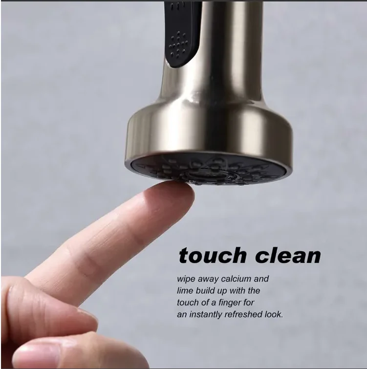 oem odm kitchen taps wholesales 304 stainless steel brushed hot and cold washbasin basin mixer faucet