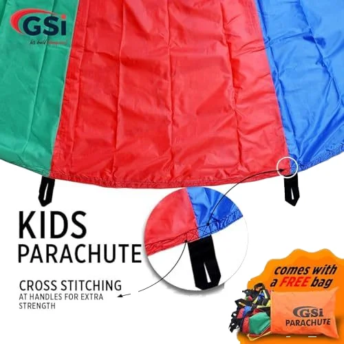 Kids Play Parachute Rainbow Parachute Toy Tent Game for Children Outdoor Playground Activities Toy