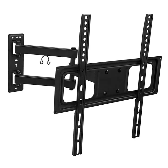 
Universal black TV shelf wall mount fixed bracket for DVD 