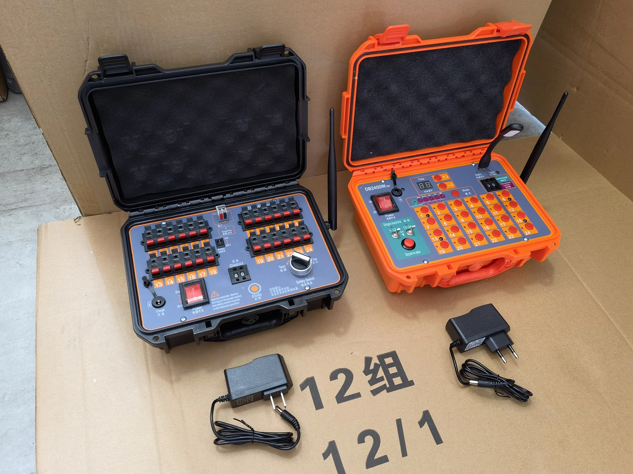 24 Channels 500M Remote Control Sequential Fireworks Firing System, Fireworks