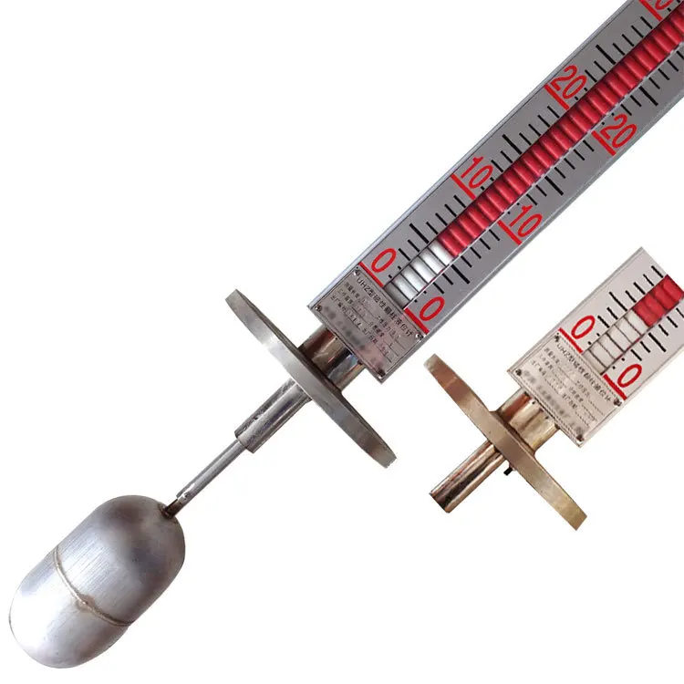 Digital ultrasonic radar liquid water flow level meter Magnetic flip plate boiler level gauge