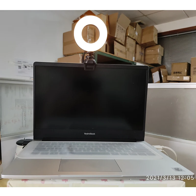  4 дюйма 13 см ноутбуки видео конференции Освещение USB мощность селфи кольцо свет гибкий с зажимом для ноутбука