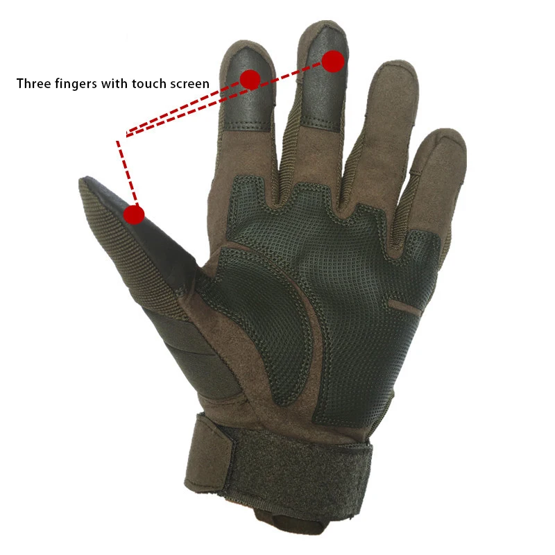 Outdoor gloves for shooting hiking combat airsoft paintball motorbike best choice Anti-slip easy to wear