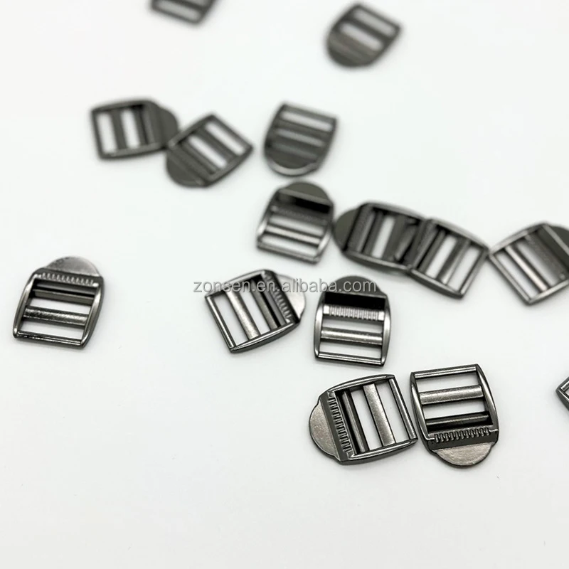 In Stock KAM 20mm Zinc Alloy Backpack Strap Buckle Adjuster Hardware Bag Accessories Metal Ladder Buckle