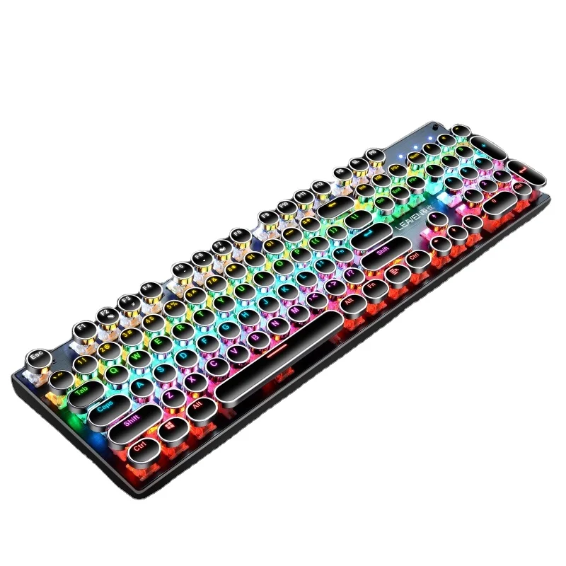 K660 Factory Wholesale Colorful Punk Gaming Mechanical Keyboard