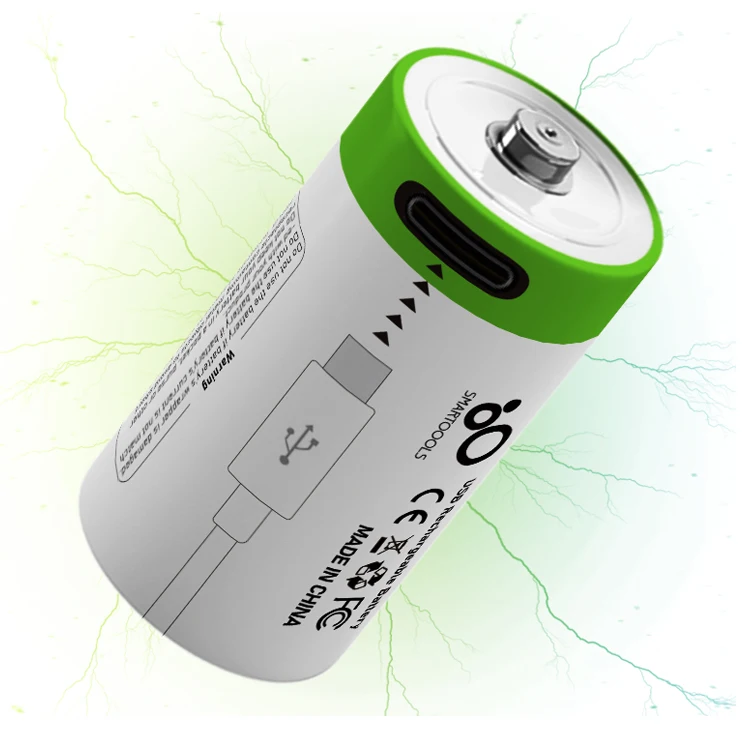 Type C USB Port 3.7V CR123 large capacity battery 700mAh CR123A li ion rechargeable battery for Digital Camera