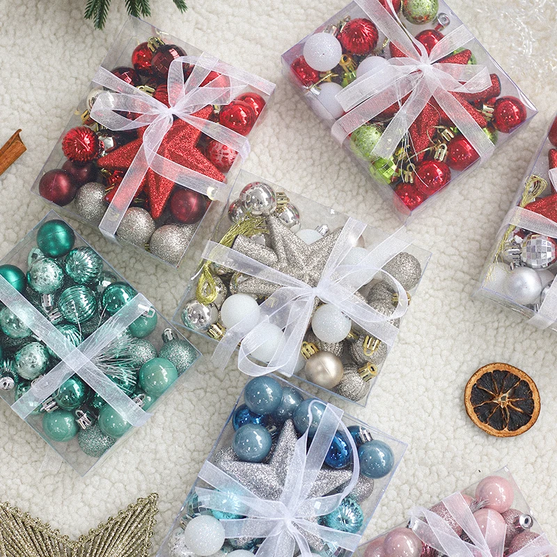 JOYWOOD Wholesale Christmas tree decorations five pointed star tree tops Christmas balls and holiday decorations