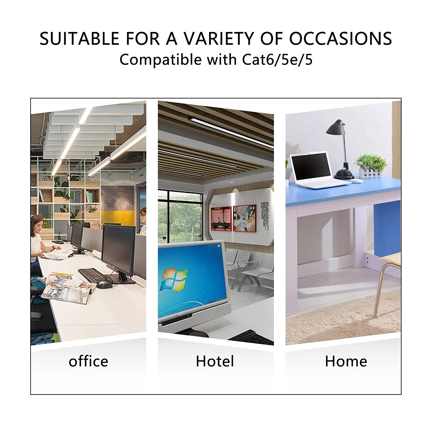 Cat5E CAT6 Ethernet Extension Cable RJ45 Coupler Female to Female Ethernet LAN Network Cable Connector