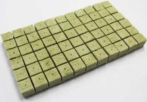 Натуральное волокно 4x4 посевная минеральная вата кубики для выращивания прорастание гидропонная растений 10 см