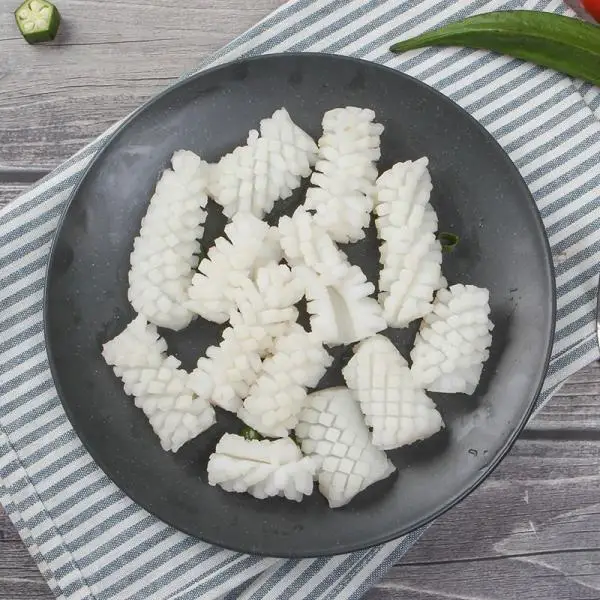Runhe food IQF замороженный кальмар цветок ананас