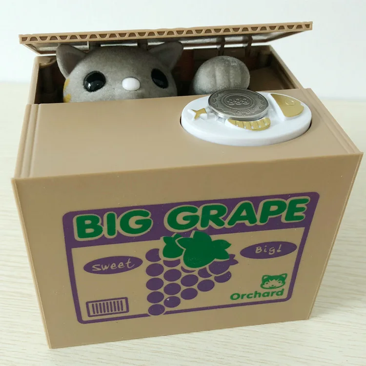 Intelligent Toys Kawaii Panda Shape Piggy Banks Custom happy house shape money bank toy coin saving box