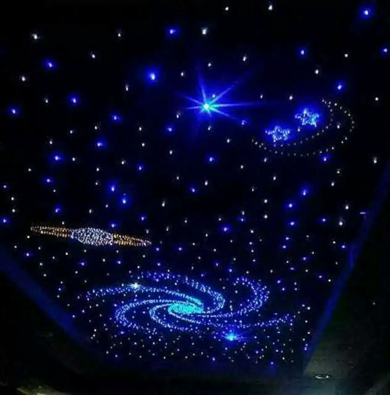 SMX LED RGB цветная волоконно-оптическая звезда потолочные панели Звездные светильники система изменения ночного неба звезды