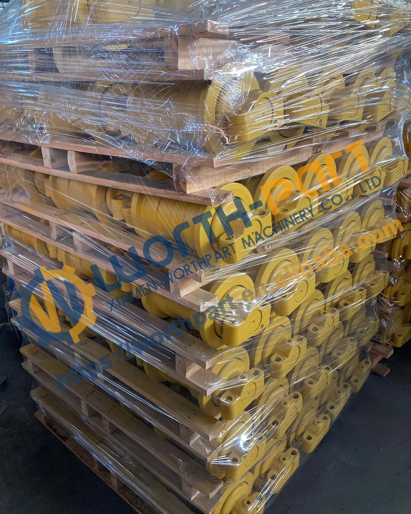 Экскаваторный несущий ролик Pc300 Pc200 Pc220 Pc400 хорошего качества направляющий нижний верхний