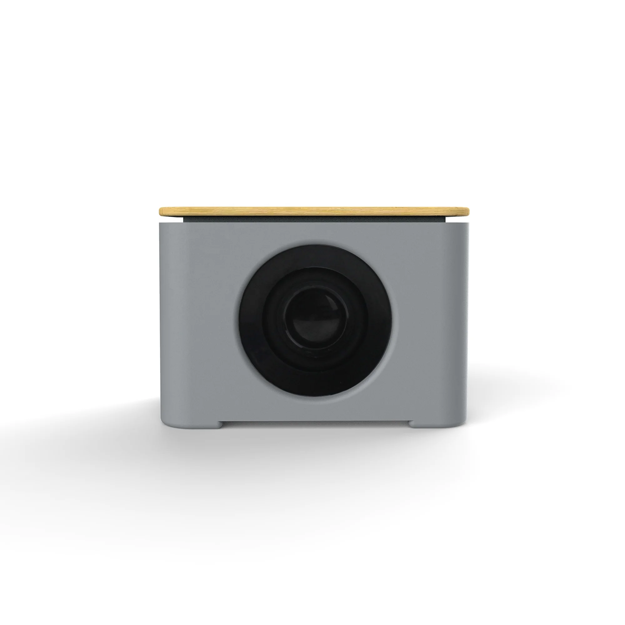 2021 New Materials Natural 2 In 1 Sustainable Eco-friendly Bt Wooden Wireless Bamboo Cement Charger And Speaker