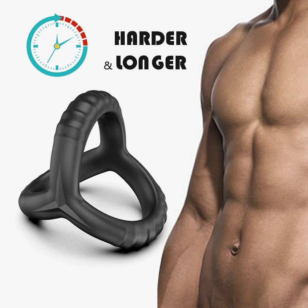 Drop shipping High Quality men Penis Enlargement Delay Ejaculation  penis cock rings for Men and Couples Play