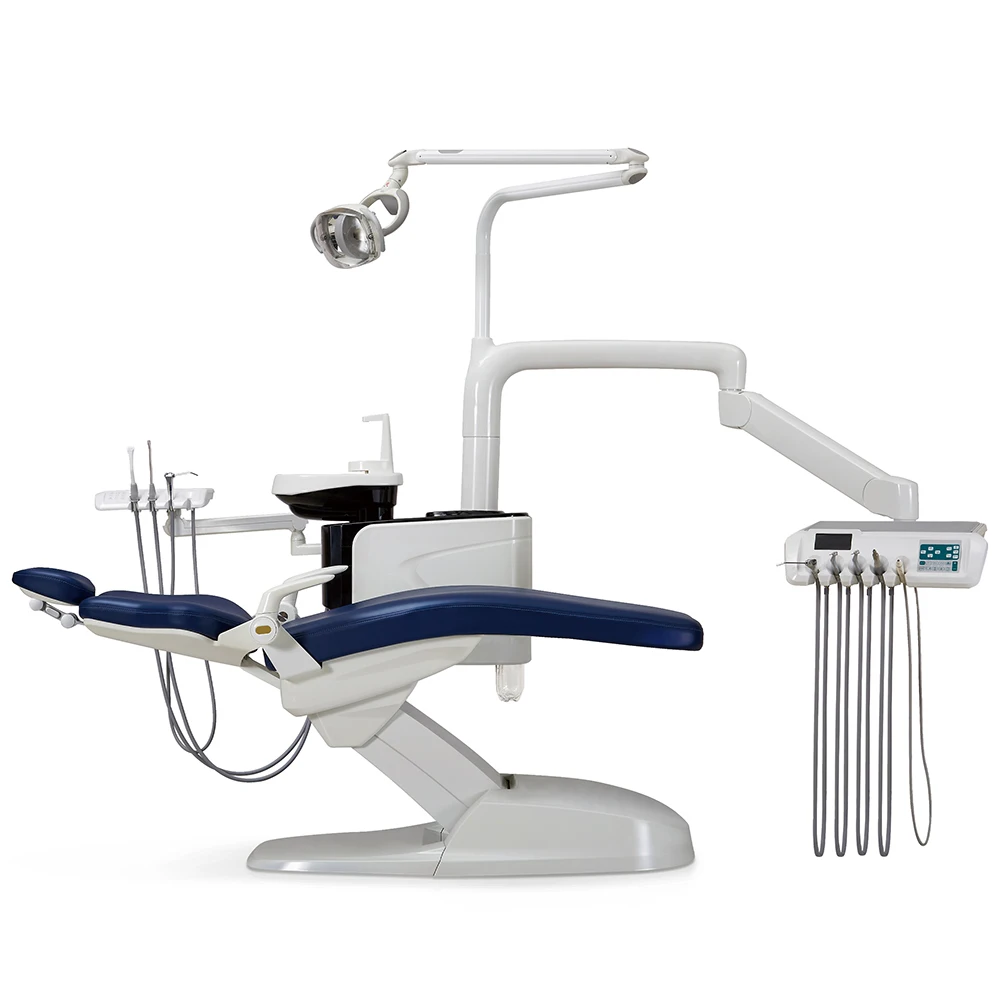 AliGan Dental Equipment chair with high quality movable unit box and assistant control use for clinic doctor tooth treatment