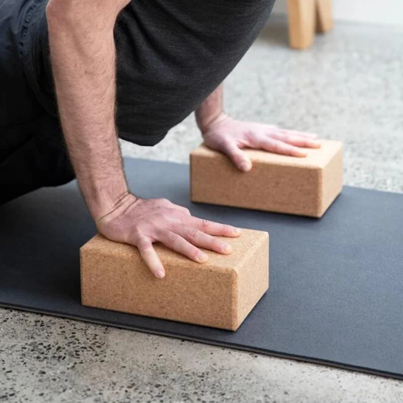 
Natural Yoga Block Cork BRIK Wooden Cusotm Logo Size 3*4.7*9inch 3*6*9inch 4*6*9inch 