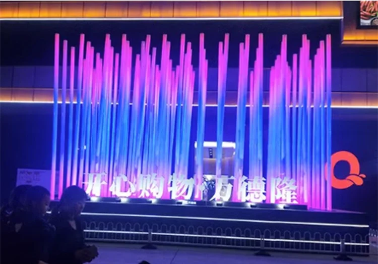 Outdoor Waterproof 2meter 360 RGB Light Column Programmable DMX LED Pixel Tube Garden Landscape Lights