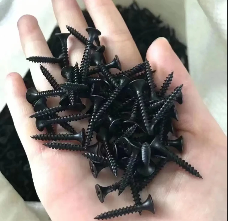 2024 Black Phosphate Drywall Screws Tornillos Gypsum Board Screws For Wood Self Drilling Screw Stainless Steel Fasteners